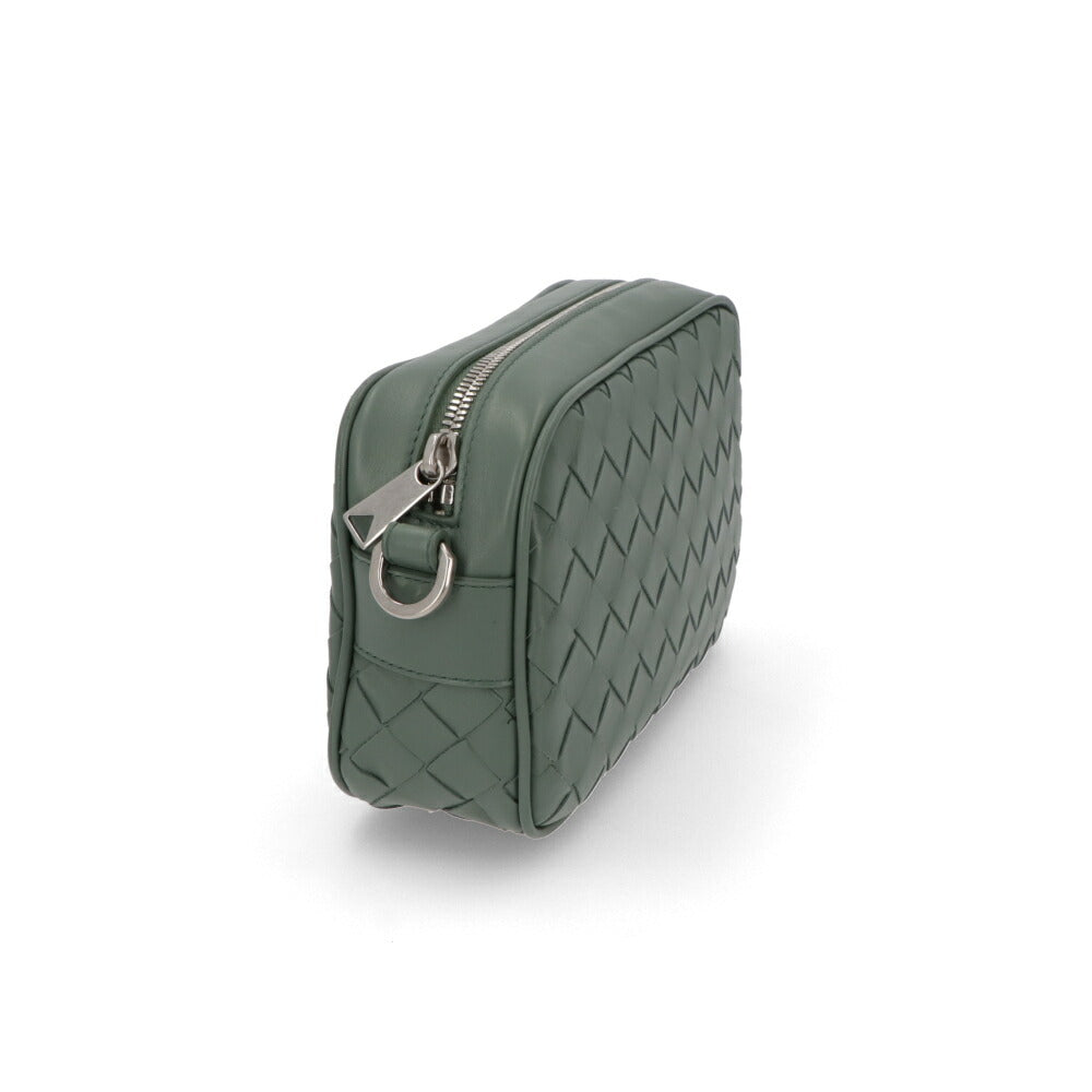 BOTTEGA VENETA ショルダーバッグ グリーン マキシイントレチャート カセット 765911 V2HL1