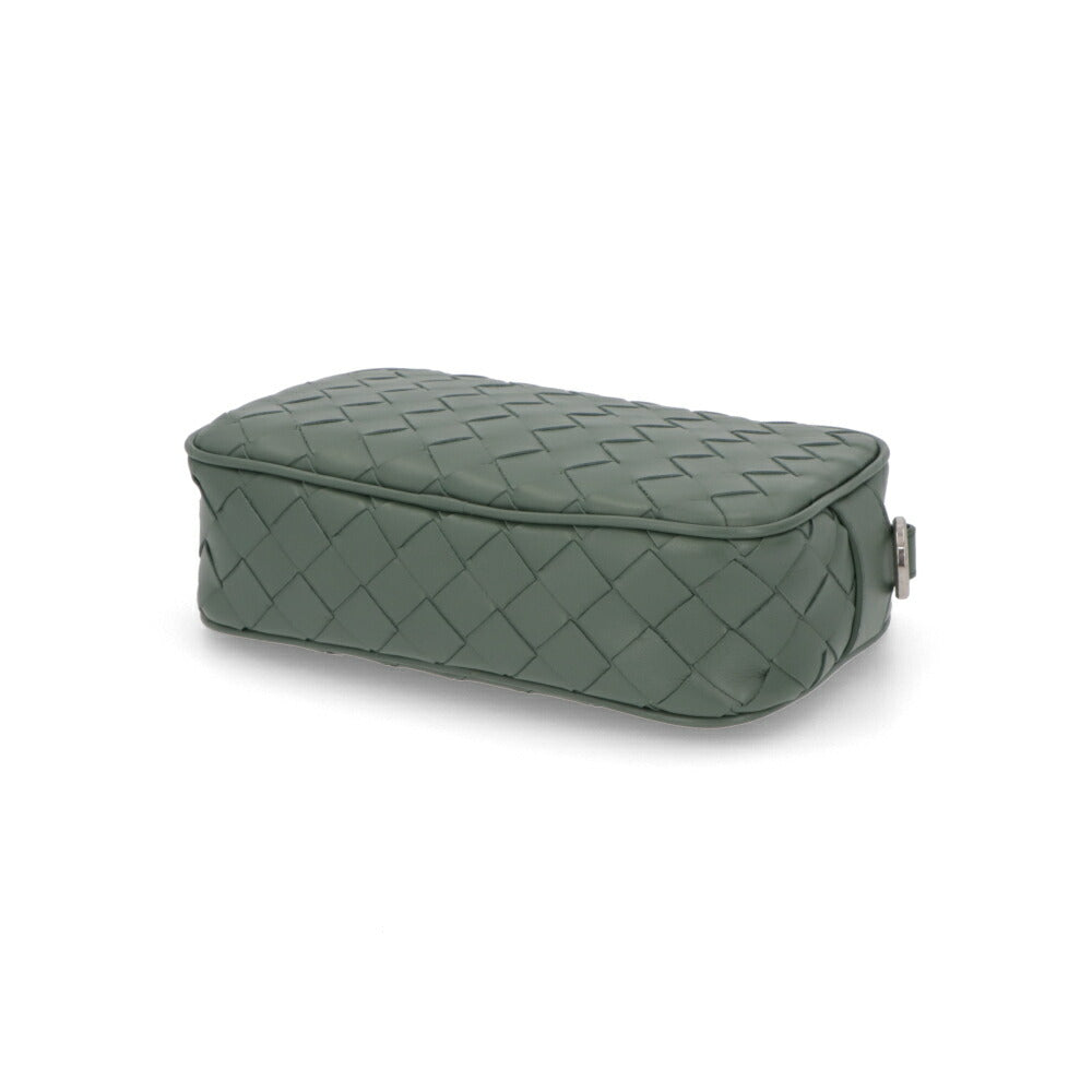 BOTTEGA VENETA ショルダーバッグ グリーン マキシイントレチャート カセット 765911 V2HL1