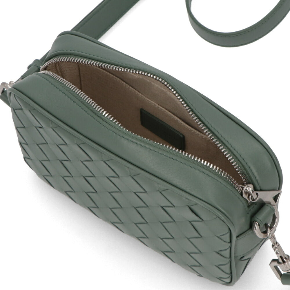 BOTTEGA VENETA ショルダーバッグ グリーン マキシイントレチャート カセット 765911 V2HL1