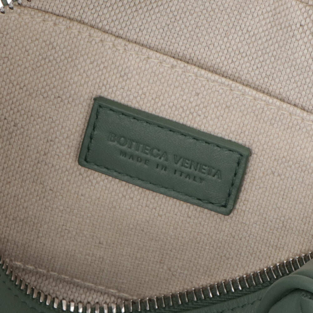 BOTTEGA VENETA ショルダーバッグ グリーン マキシイントレチャート カセット 765911 V2HL1