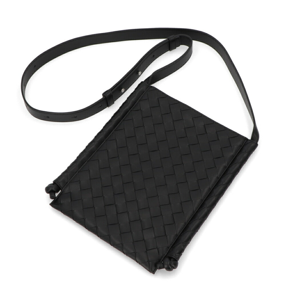 BOTTEGA VENETA ショルダーバッグ ブラック マキシイントレチャート カセット 776504 V2HL1