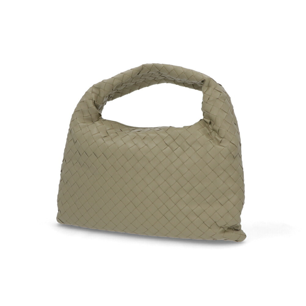 BOTTEGA VENETA ハンドバッグ ライトブルー カーキ カーフレザー