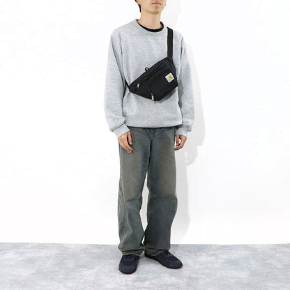 カーハート Carhartt バッグ ボディバッグ・ウエストポーチ ユニセックス ブラック ポリエステル ロゴ ヒップパック ウエストバッグ シンプル 高機能 CB0401
