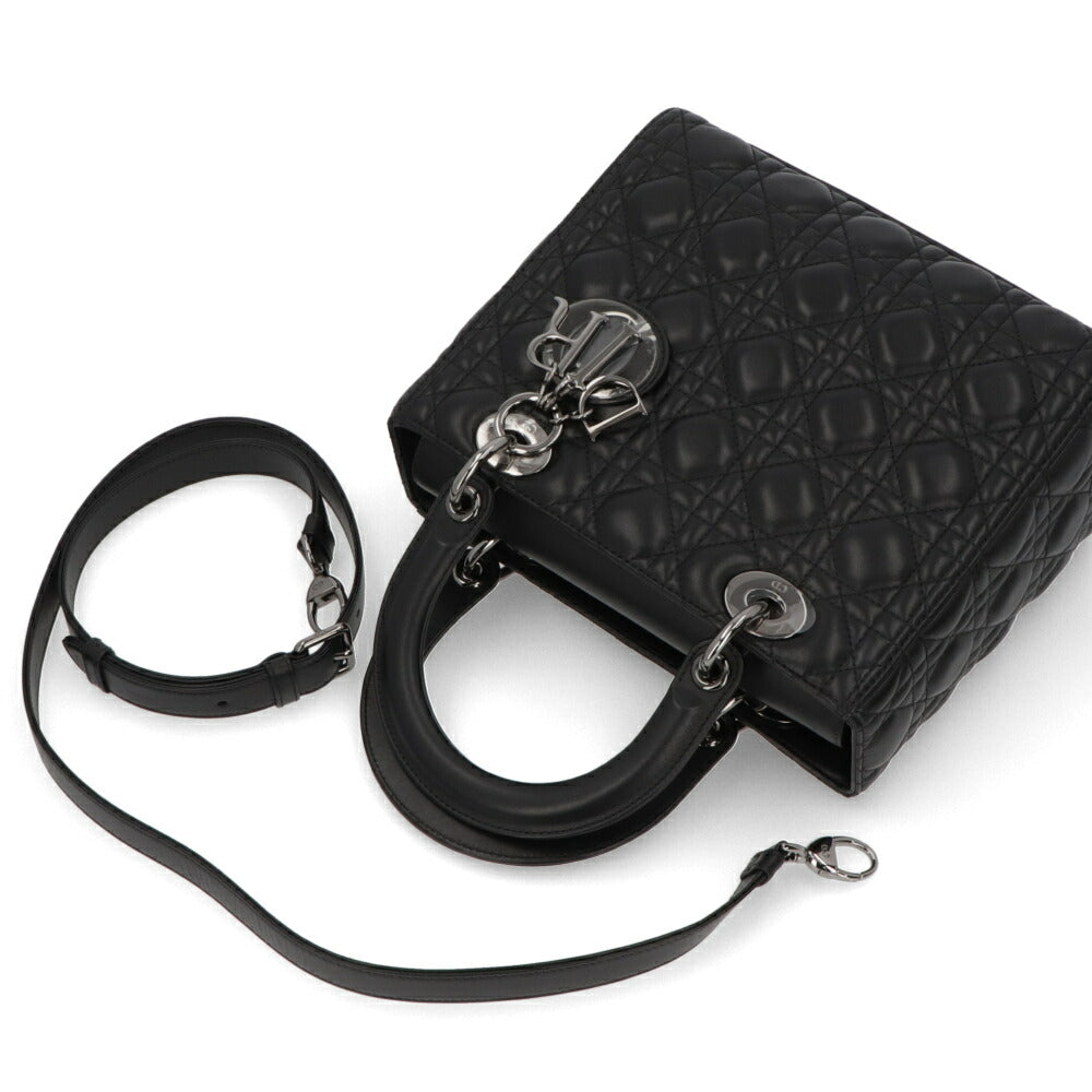 DIOR ハンドバッグ Lady Dior ミディアム