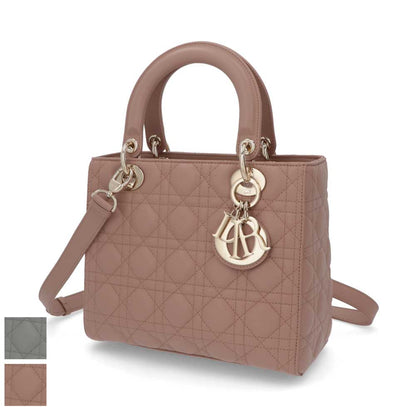 DIOR ハンドバッグ Lady Dior ミディアム