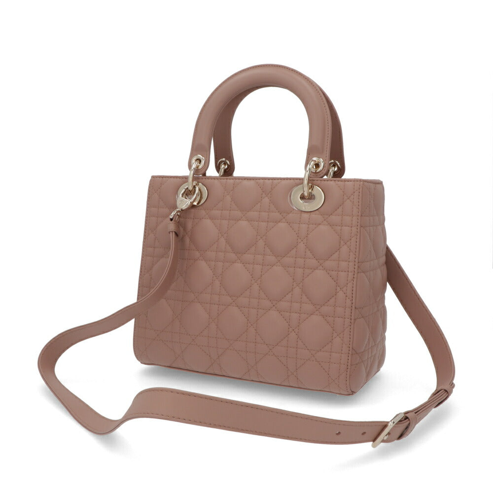 DIOR ハンドバッグ Lady Dior ミディアム