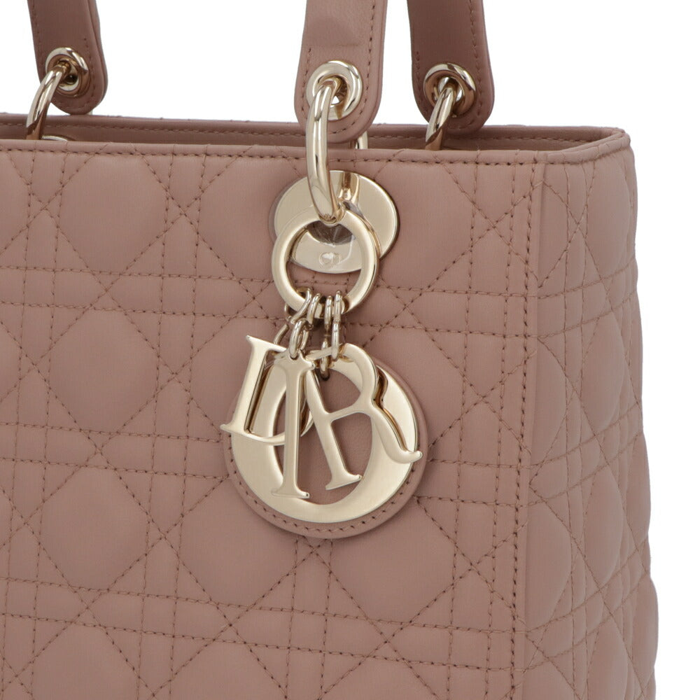 DIOR ハンドバッグ Lady Dior ミディアム