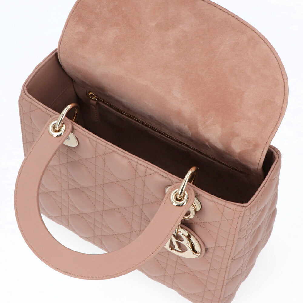 DIOR ハンドバッグ Lady Dior ミディアム