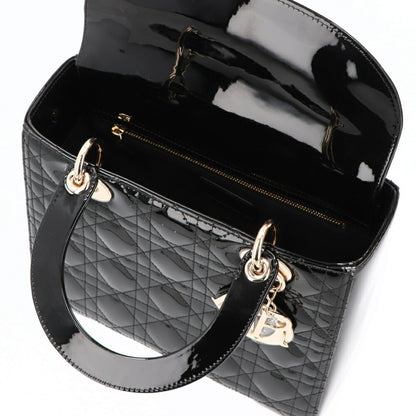 DIOR ハンドバッグ Lady Dior ミディアム