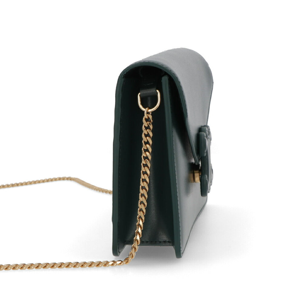 CELINE チェーンウォレット マーゴ カーフスキン トリオンフ