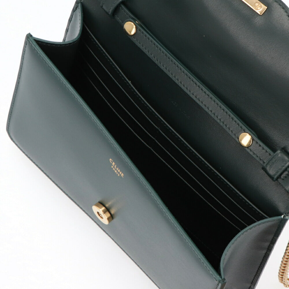 CELINE チェーンウォレット マーゴ カーフスキン トリオンフ