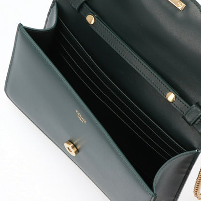 CELINE チェーンウォレット マーゴ カーフスキン トリオンフ