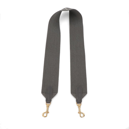 CELINE ロングストラップ ジャカード グレー ロゴ