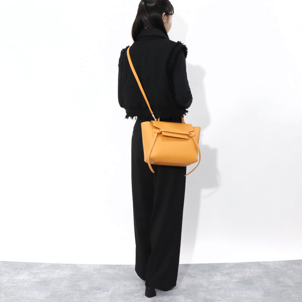 CELINE マイクロ ベルトバッグ ハンドバッグ カレンデュラ