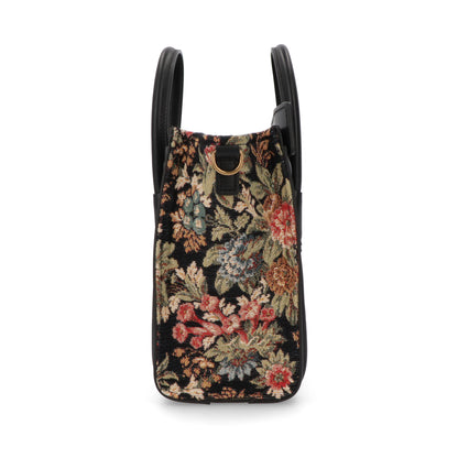 CELINE ラゲージ ナノ ハンドバッグ ブラック 花柄