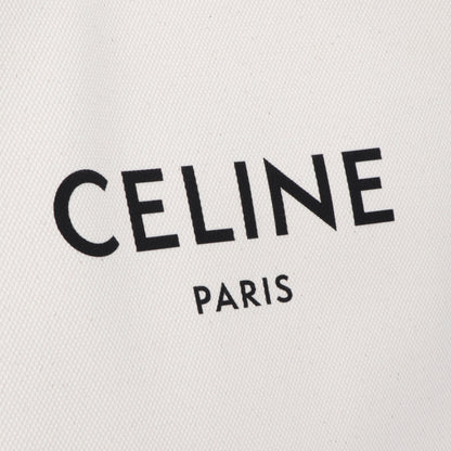 【廃盤】セリーヌ CELINE バッグ トートバッグ レディース ナチュラル タン キャンバス レザー ロゴ A4サイズ収納