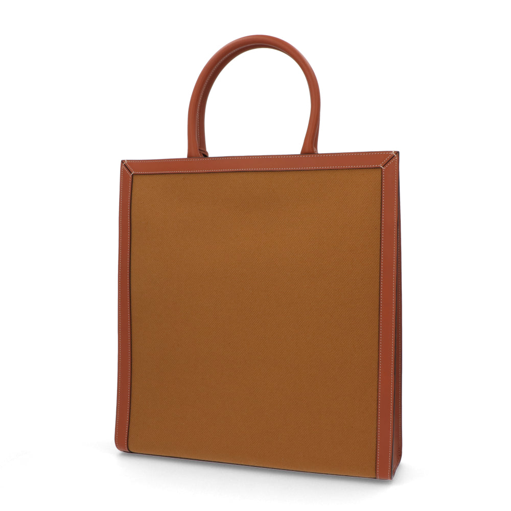 CELINE ラージ バーティカル トートバッグ オークル タン