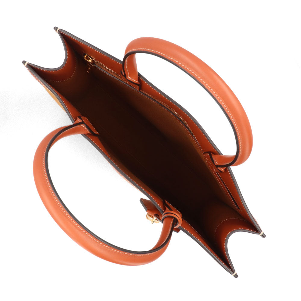 CELINE ラージ バーティカル トートバッグ オークル タン