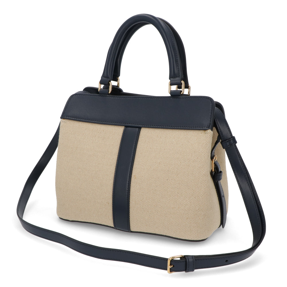 CELINE スモール カバ ドゥ フランス ショルダーバッグ ネイビー