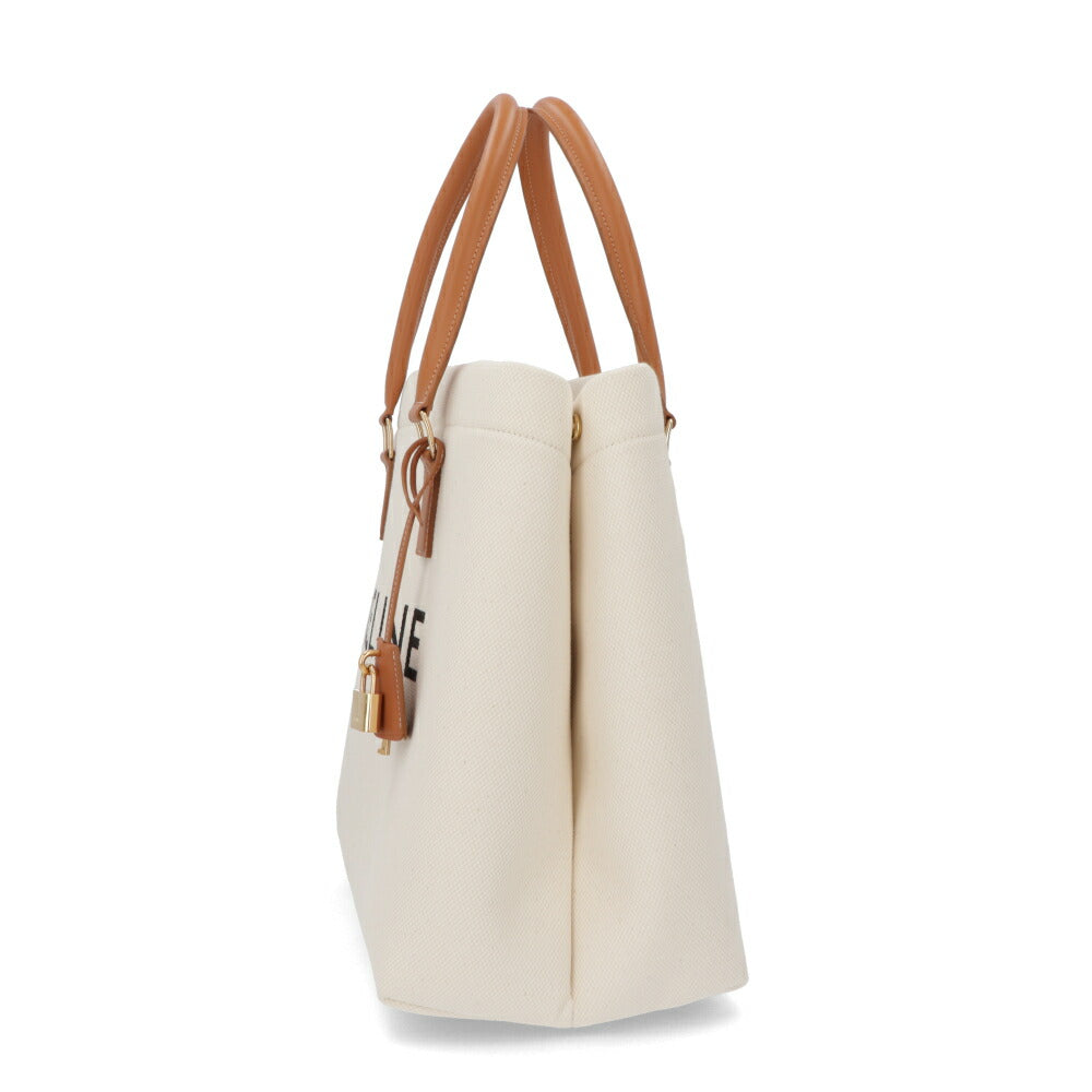 CELINE ニュー ホリゾンタル トートバッグ ナチュラル タン