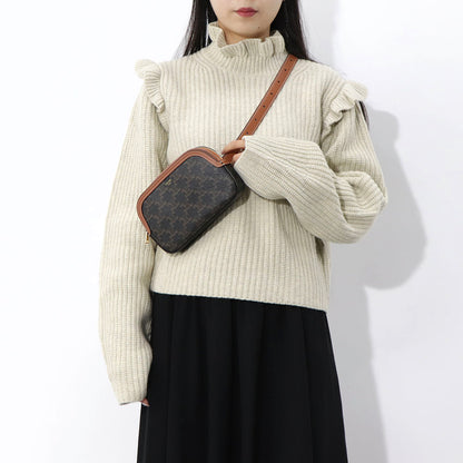 CELINE ベルトバッグ ショルダーバッグ タン トリオンフ