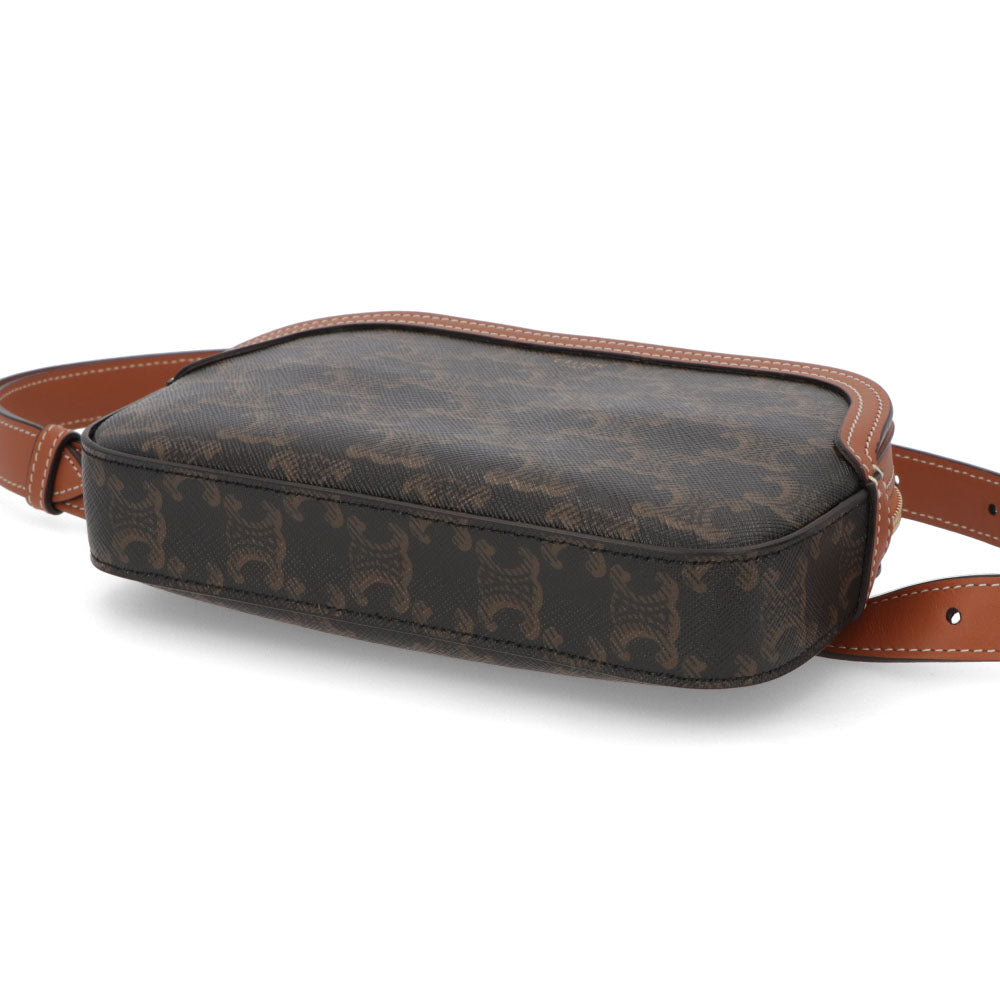 CELINE ベルトバッグ ショルダーバッグ タン トリオンフ