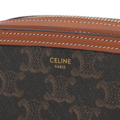 CELINE ベルトバッグ ショルダーバッグ タン トリオンフ