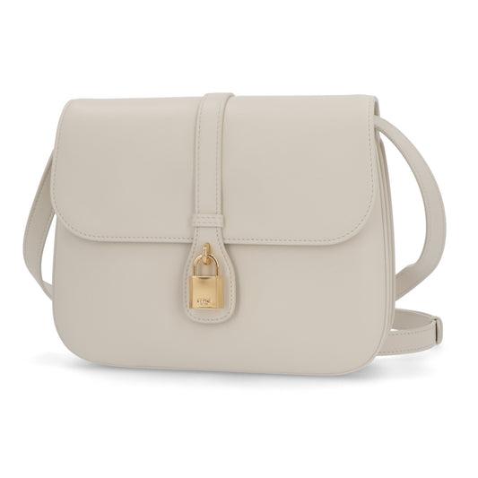 【廃盤】セリーヌ CELINE バッグ ショルダーバッグ レディース ライス ホワイト レザー シンプル カデナ