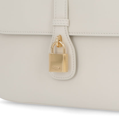 【廃盤】セリーヌ CELINE バッグ ショルダーバッグ レディース ライス ホワイト レザー シンプル カデナ