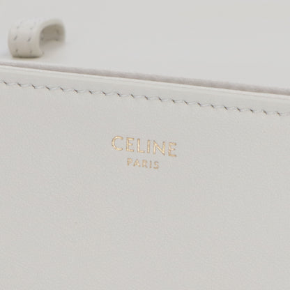 【廃盤】セリーヌ CELINE バッグ ショルダーバッグ レディース ライス ホワイト レザー シンプル カデナ