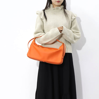 【廃盤】セリーヌ CELINE バッグ ショルダーバッグ レディース ポップオレンジ レザー シンプル