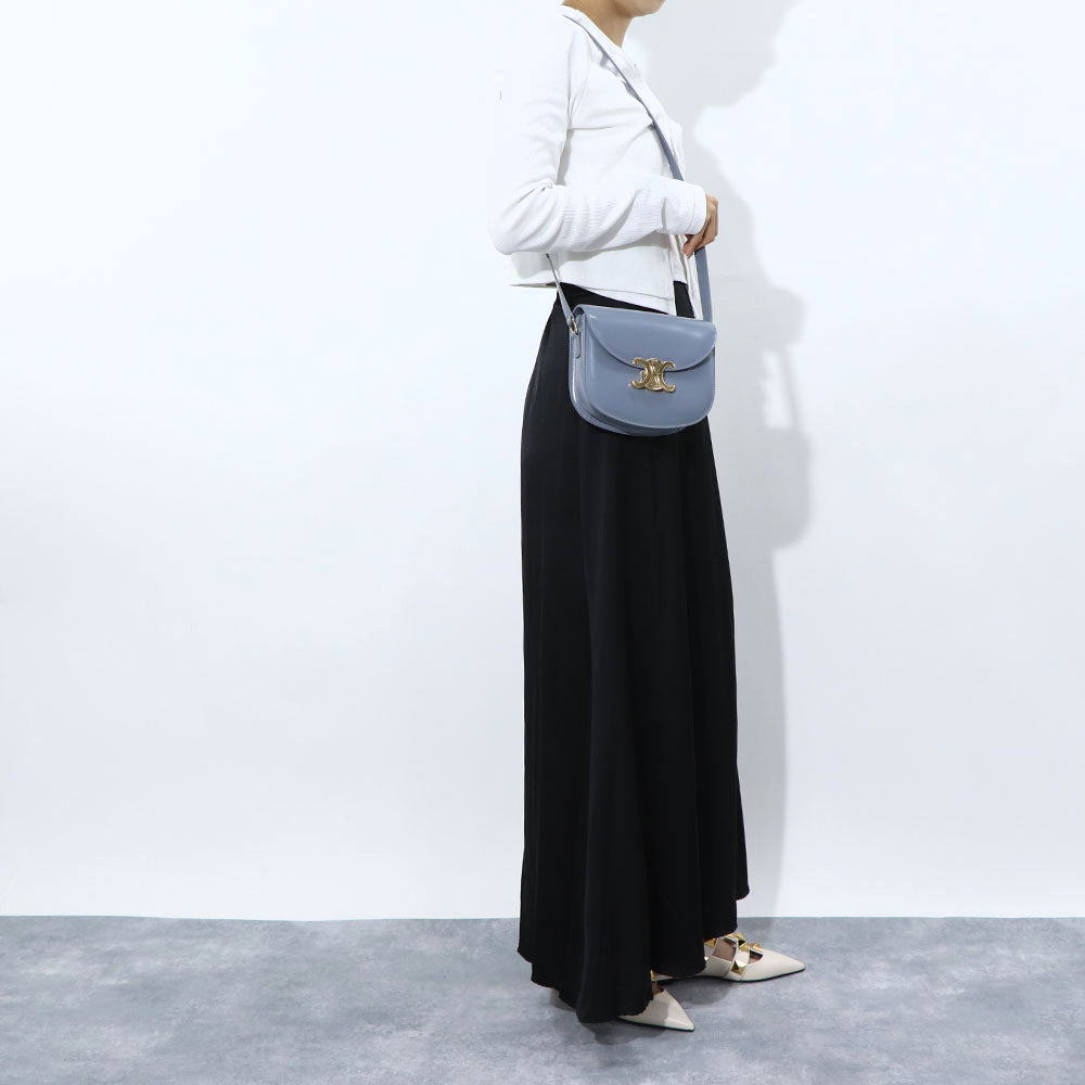 CELINE ティーン ブザス カーフスキン トリオンフ