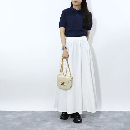 CELINE チェーン ブザス クレア トリオンフ レザー