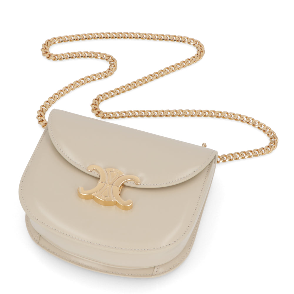 CELINE チェーン ブザス クレア トリオンフ レザー