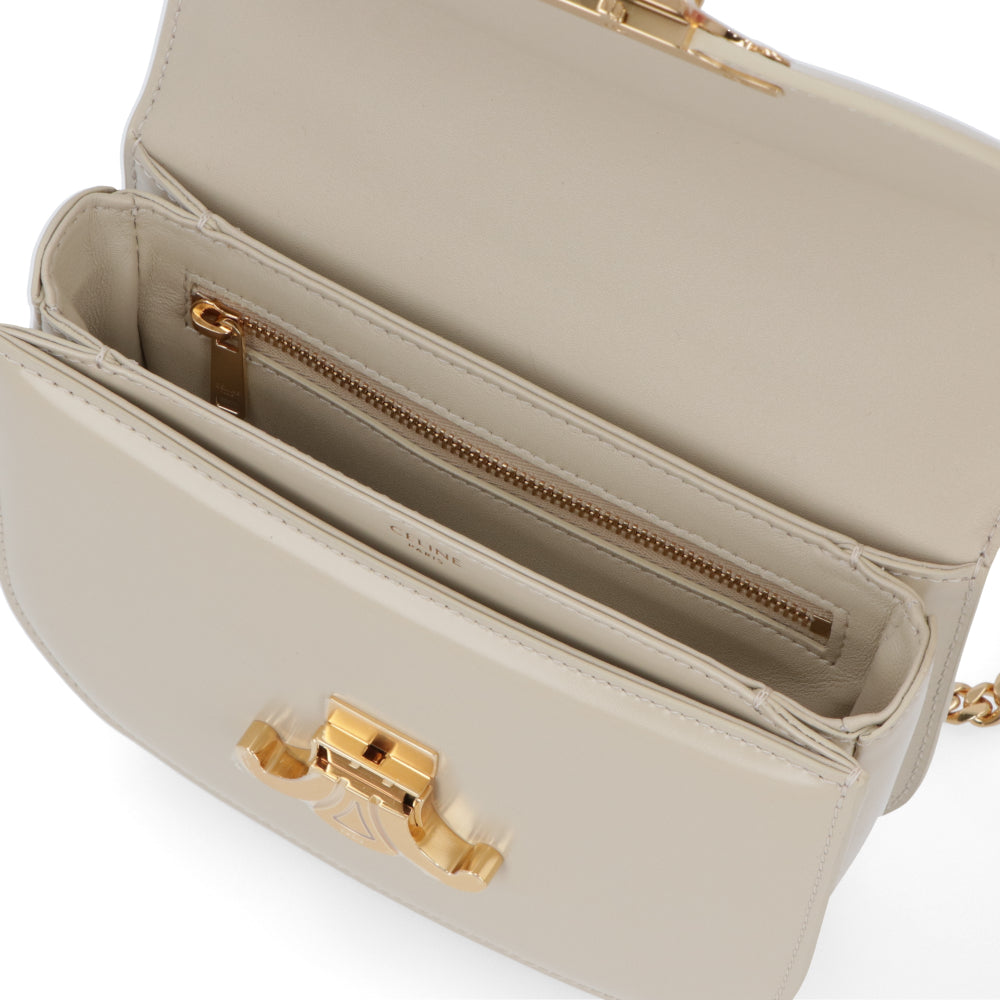 CELINE チェーン ブザス クレア トリオンフ レザー