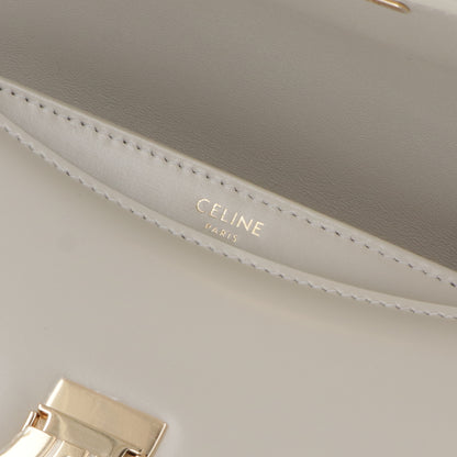 CELINE チェーン ブザス クレア トリオンフ レザー