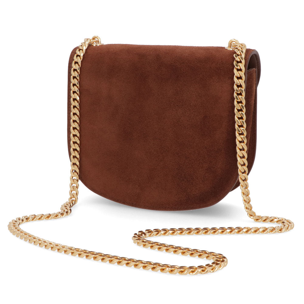 CELINE チェーン ブザス クレア トリオンフ スエード