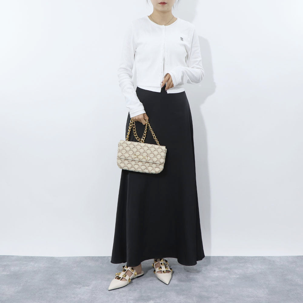 CELINE チェーンショルダーバッグ トリオンフ