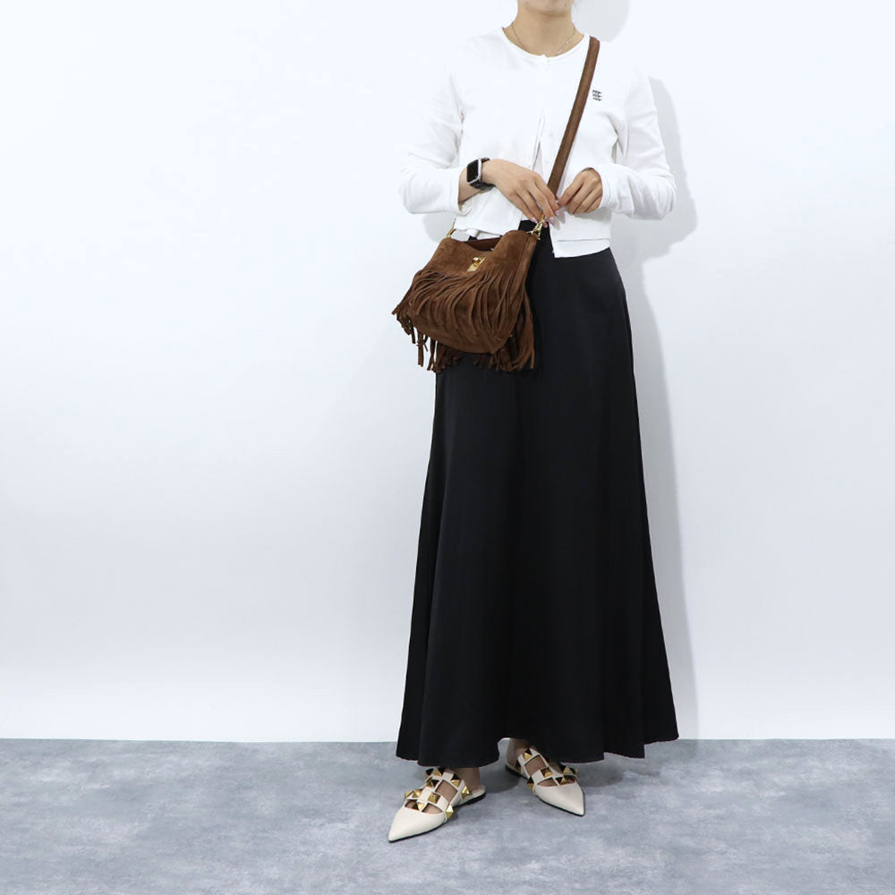セリーヌ CELINE バッグ ショルダーバッグ レディース ティーンバケット ブラウン カーフスキン ラムスキン フリンジ ハンドバッグ 2Way ゴールド金具 11415 3EZV