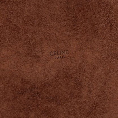 セリーヌ CELINE バッグ ショルダーバッグ レディース ティーンバケット ブラウン カーフスキン ラムスキン フリンジ ハンドバッグ 2Way ゴールド金具 11415 3EZV