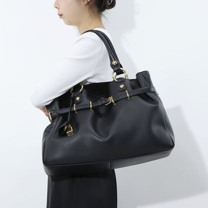 セリーヌ CELINE バッグ ハンドバッグ レディース ANITA アニタ ブラック ブラウン カーフスキン スエード ミディアム レザー パドロック 鞄 カラー2色 A4 ベルト 大容量 11353 3FC6