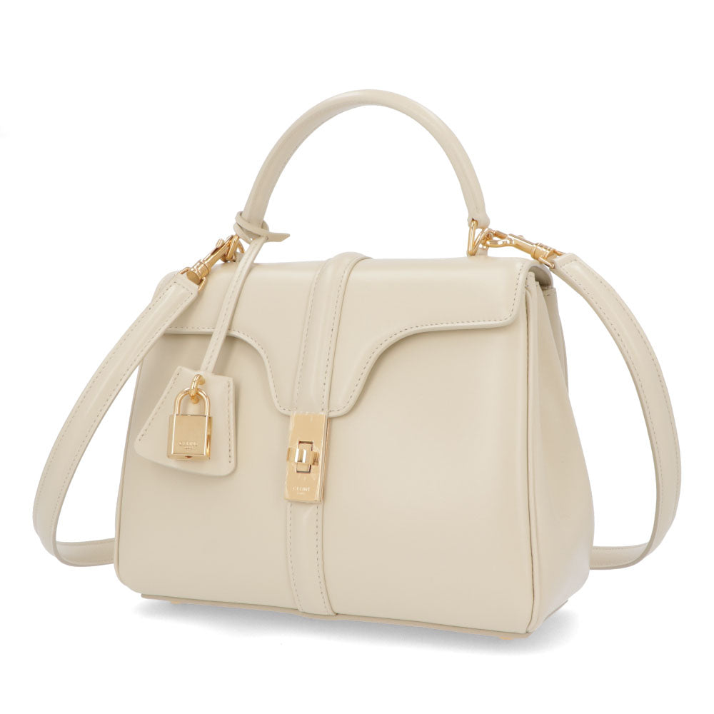 セリーヌ CELINE バッグ ショルダーバッグ レディース 16 セーズ スモール クリーム ライトブルー ボルドー カーフスキン ハンドバッグ 2way レザー パドロック 鞄 18800 3BEY