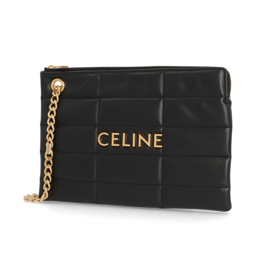 CELINE クラッチ ブラック チェーンバッグ クラッチバッグ 10L58 3EWJ