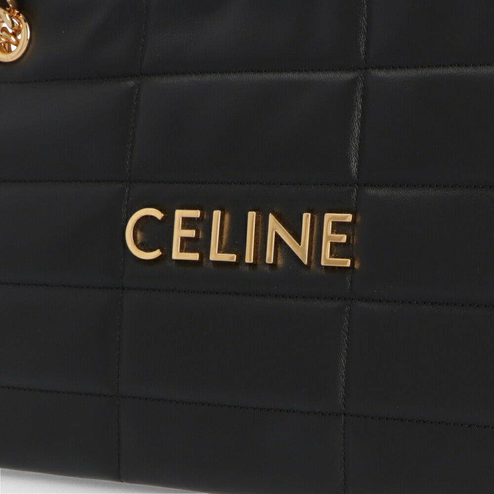 CELINE クラッチ ブラック チェーンバッグ クラッチバッグ 10L58 3EWJ