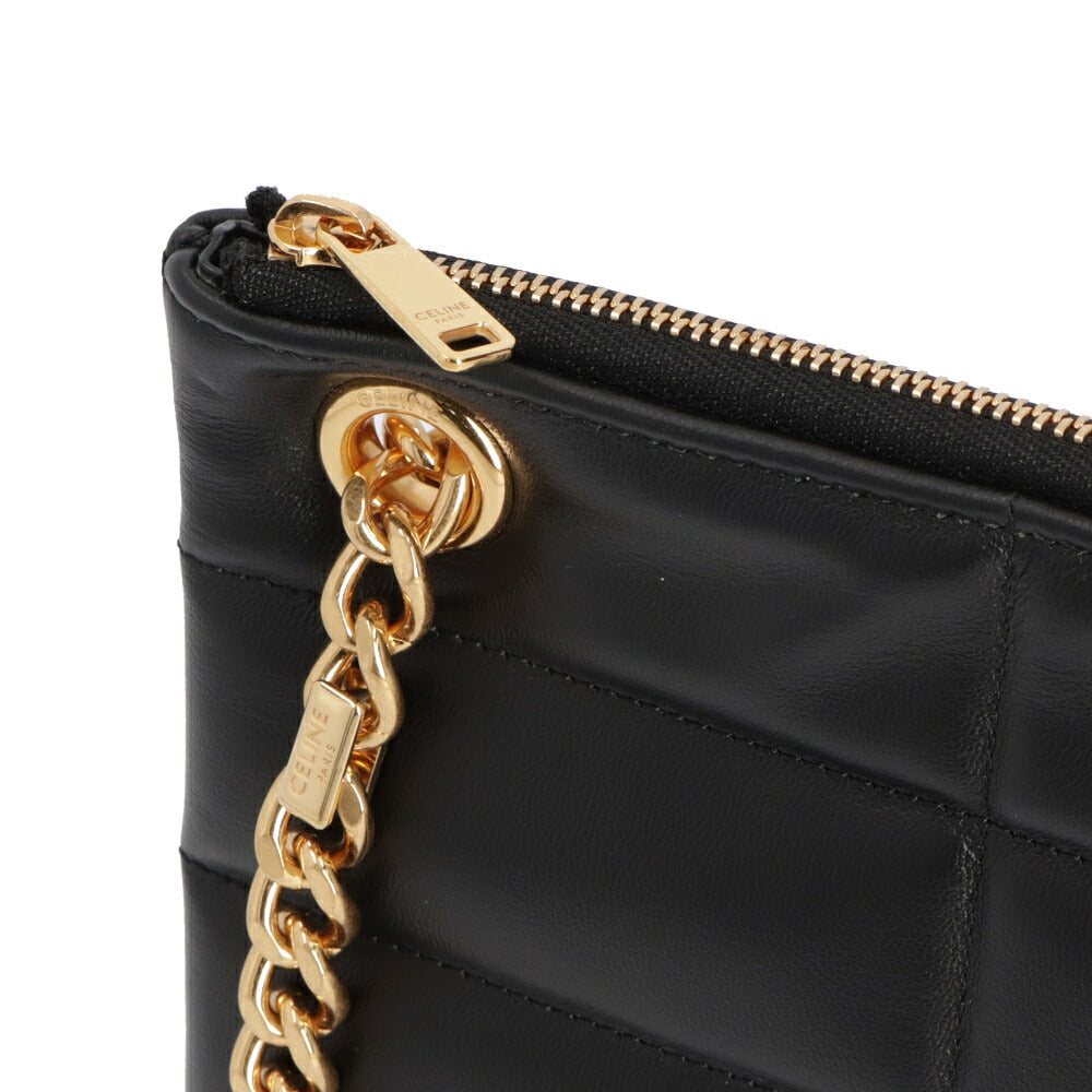 CELINE クラッチ ブラック チェーンバッグ クラッチバッグ 10L58 3EWJ