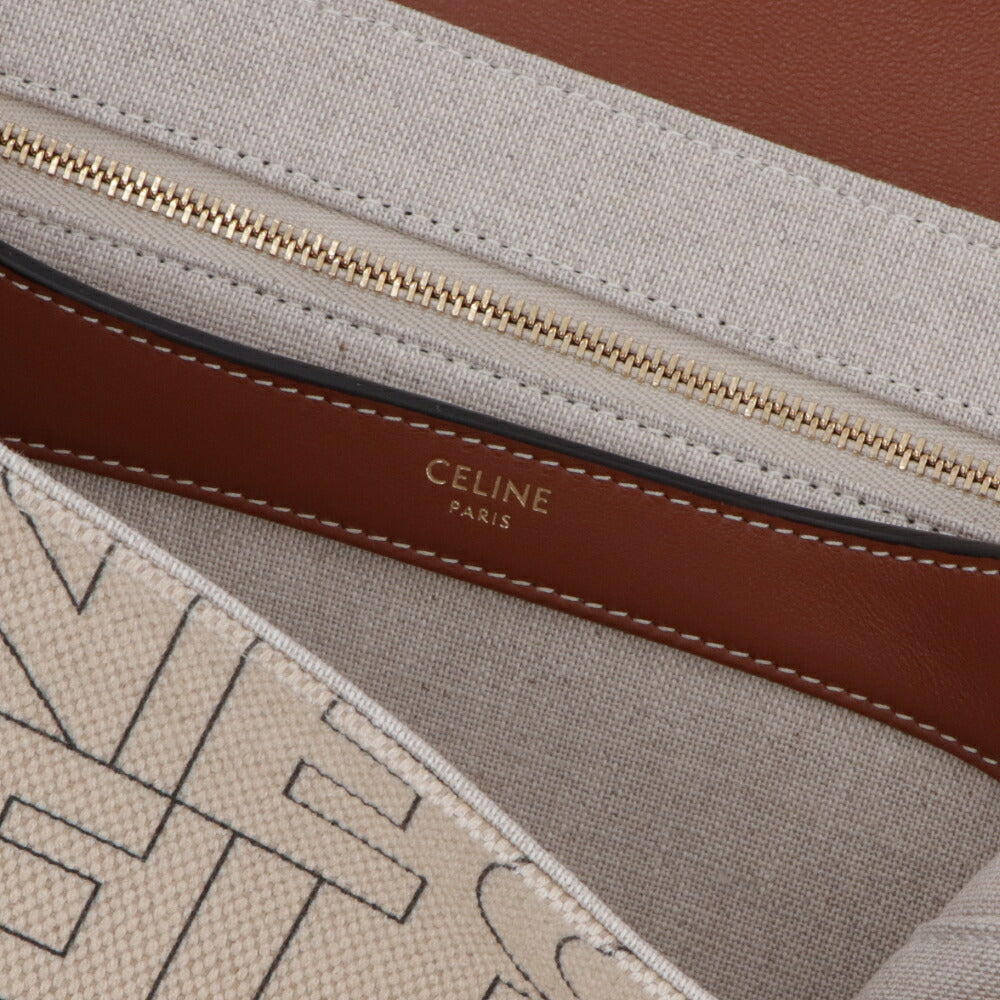 CELINE ティーン ソフト 16 セーズ ナチュラル ブラウン 19685 2ERG