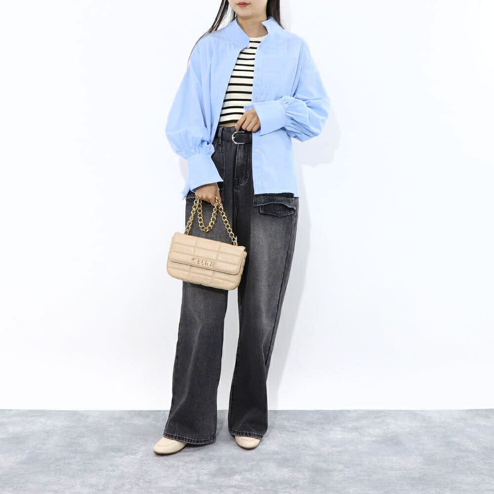 CELINE ショルダーバッグ チェーン マトラッセ キルティング