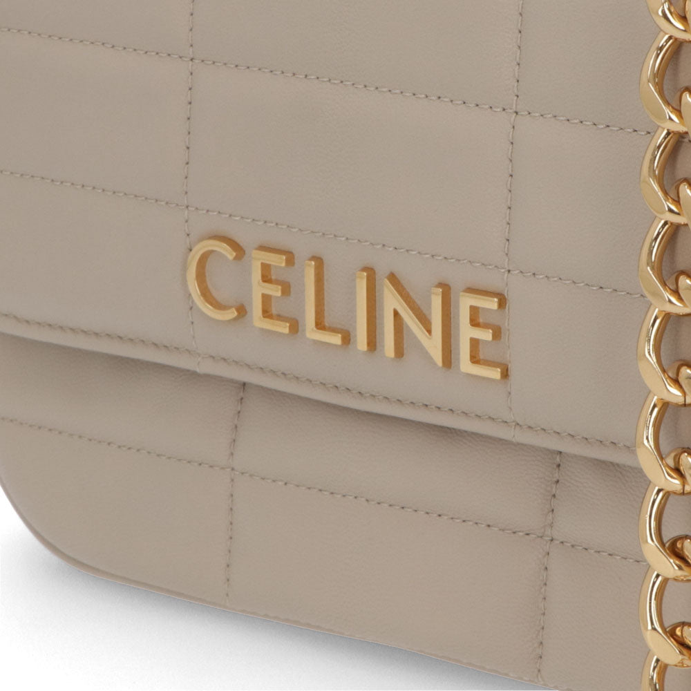CELINE ショルダーバッグ チェーン マトラッセ キルティング