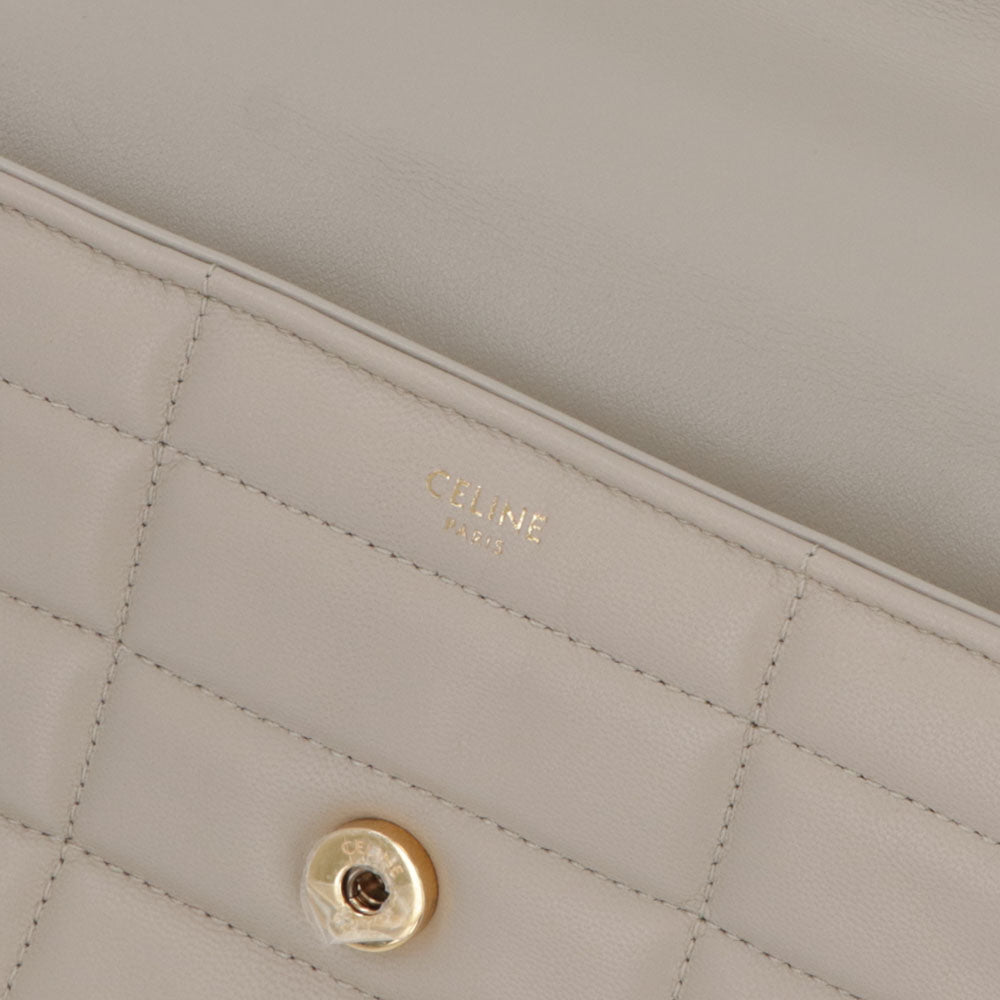 CELINE ショルダーバッグ チェーン マトラッセ キルティング