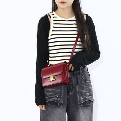 CELINE ショルダーバッグ トリオンフ スモール カーフスキン